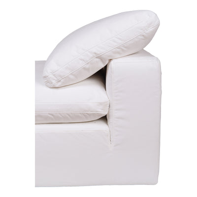 Clay Slipper Chair Cream White by Moe's Home