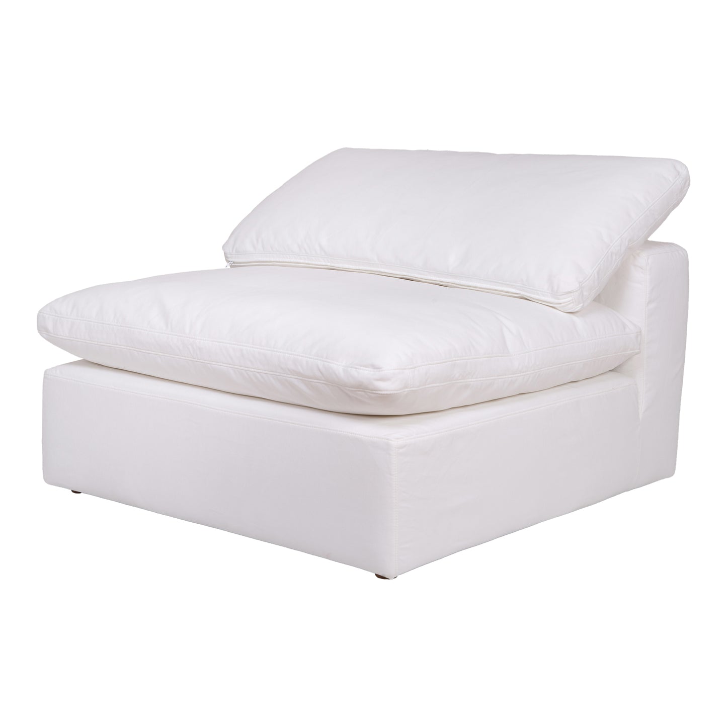 Clay Slipper Chair Cream White by Moe's Home
