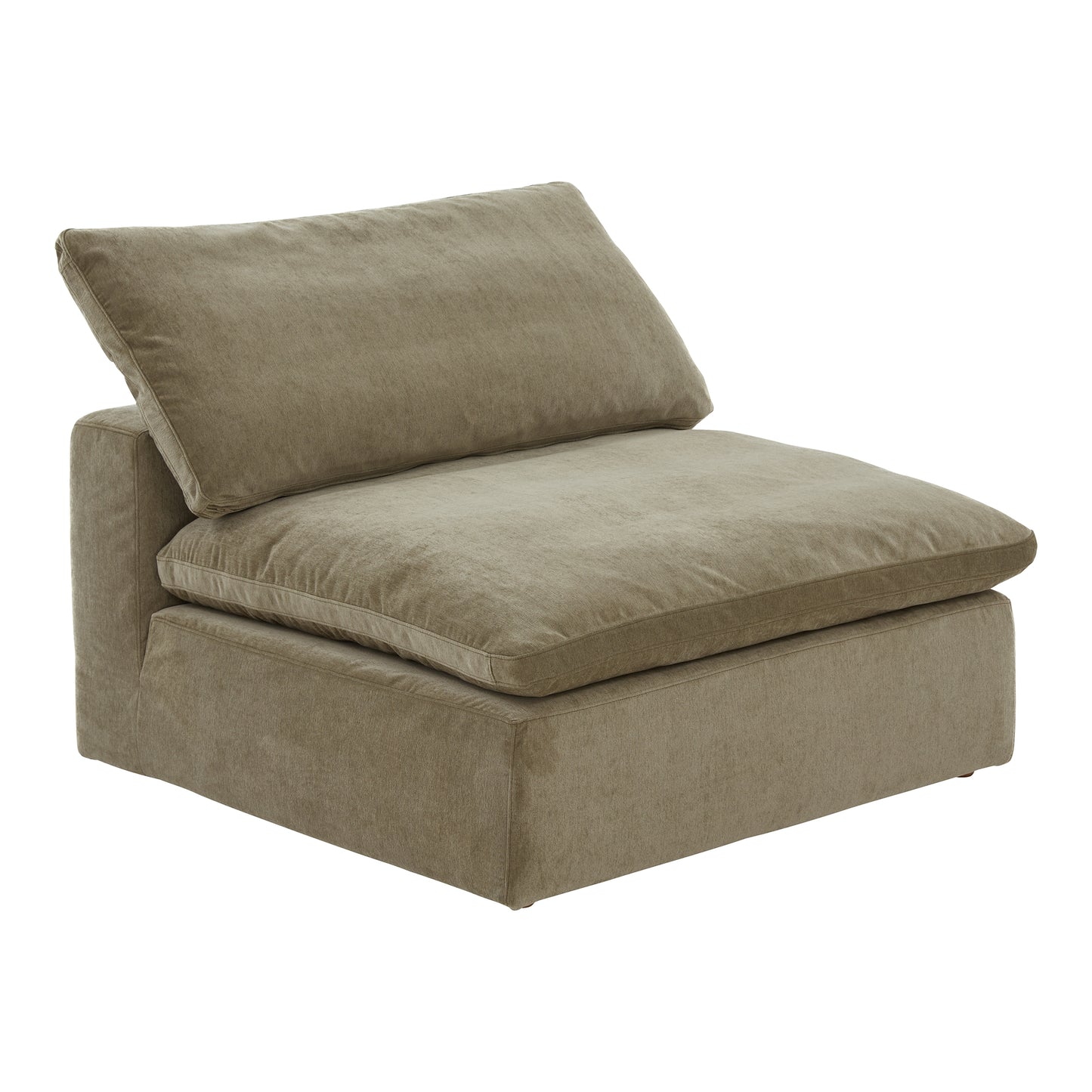 Clay Slipper Chair Desert Sage by Moe's Home