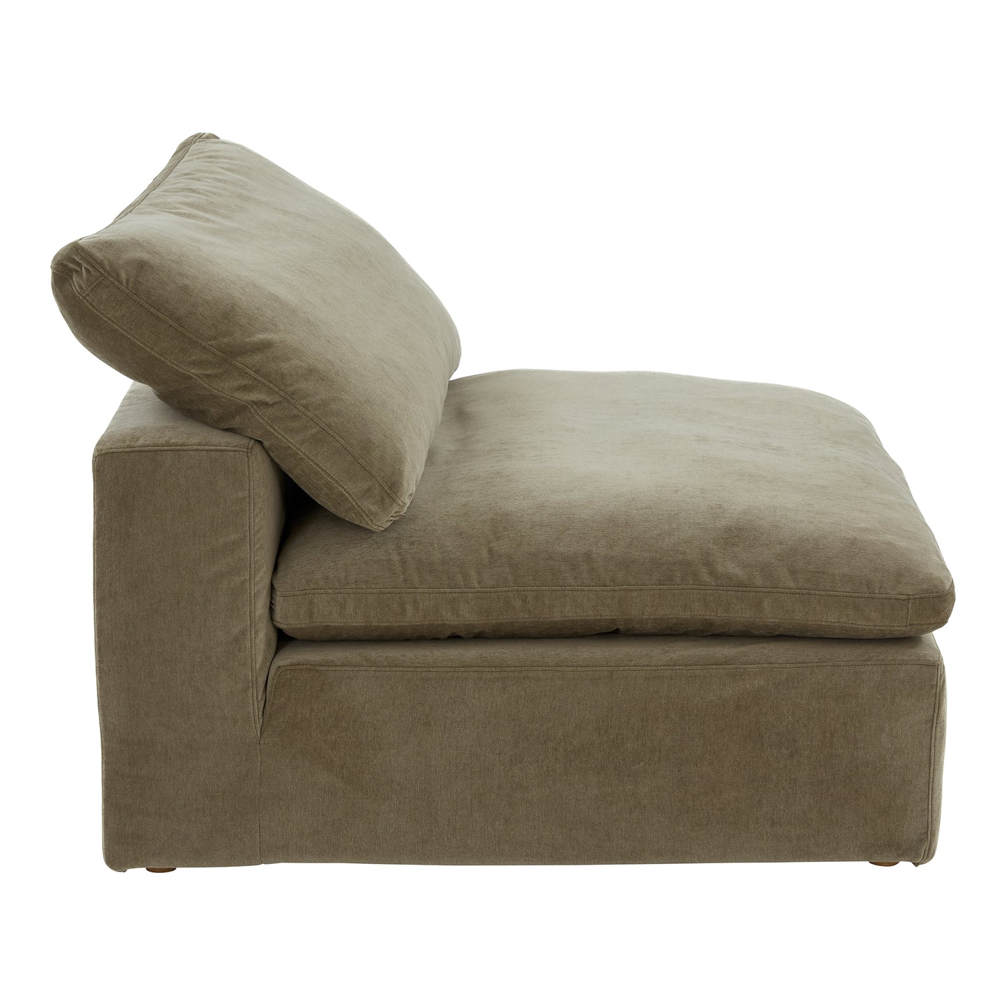 Clay Slipper Chair Desert Sage by Moe's Home