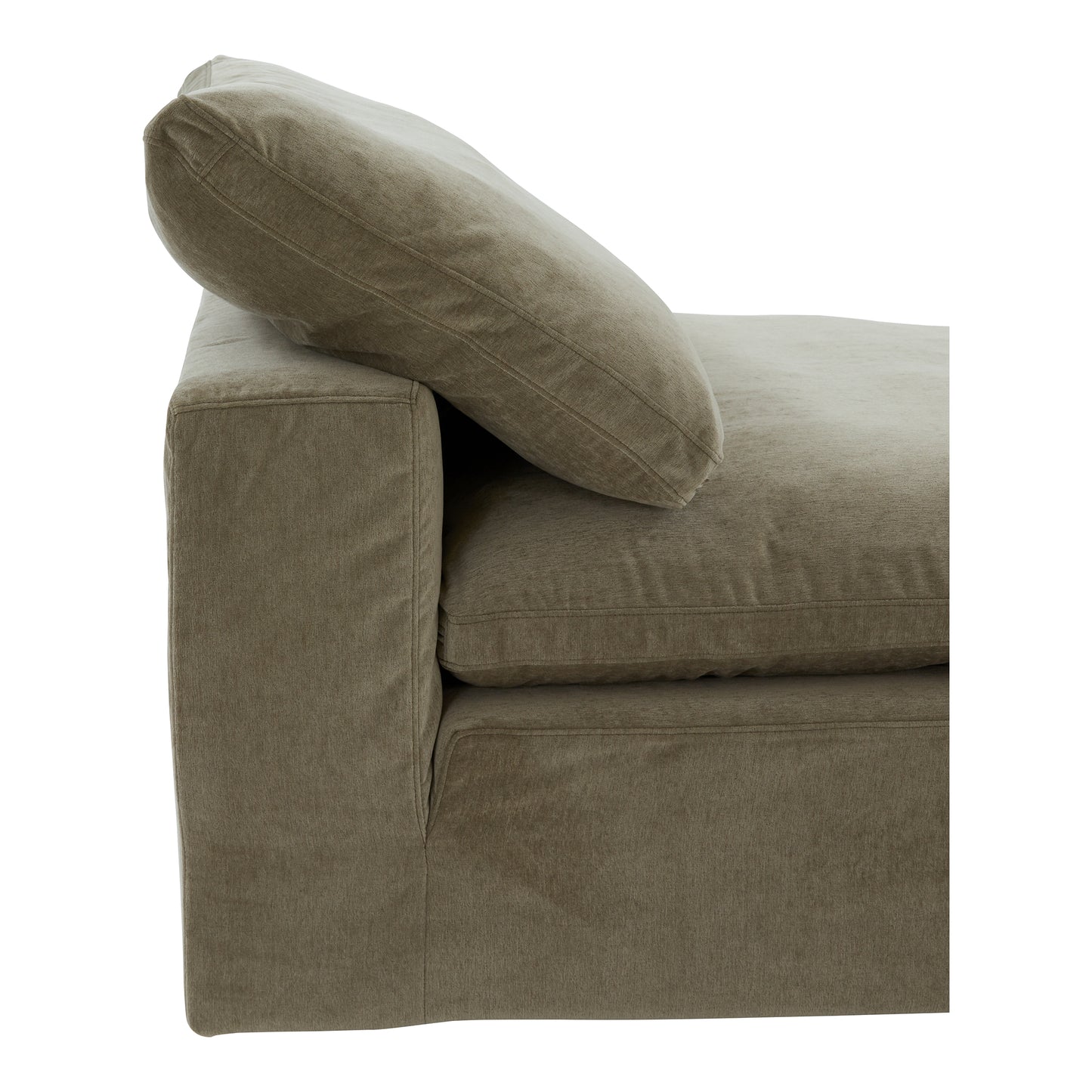 Clay Slipper Chair Desert Sage by Moe's Home