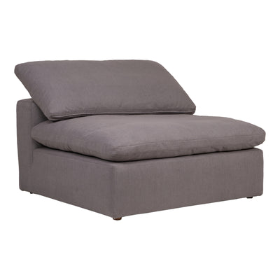 Clay Slipper Chair Light Grey by Moe's Home