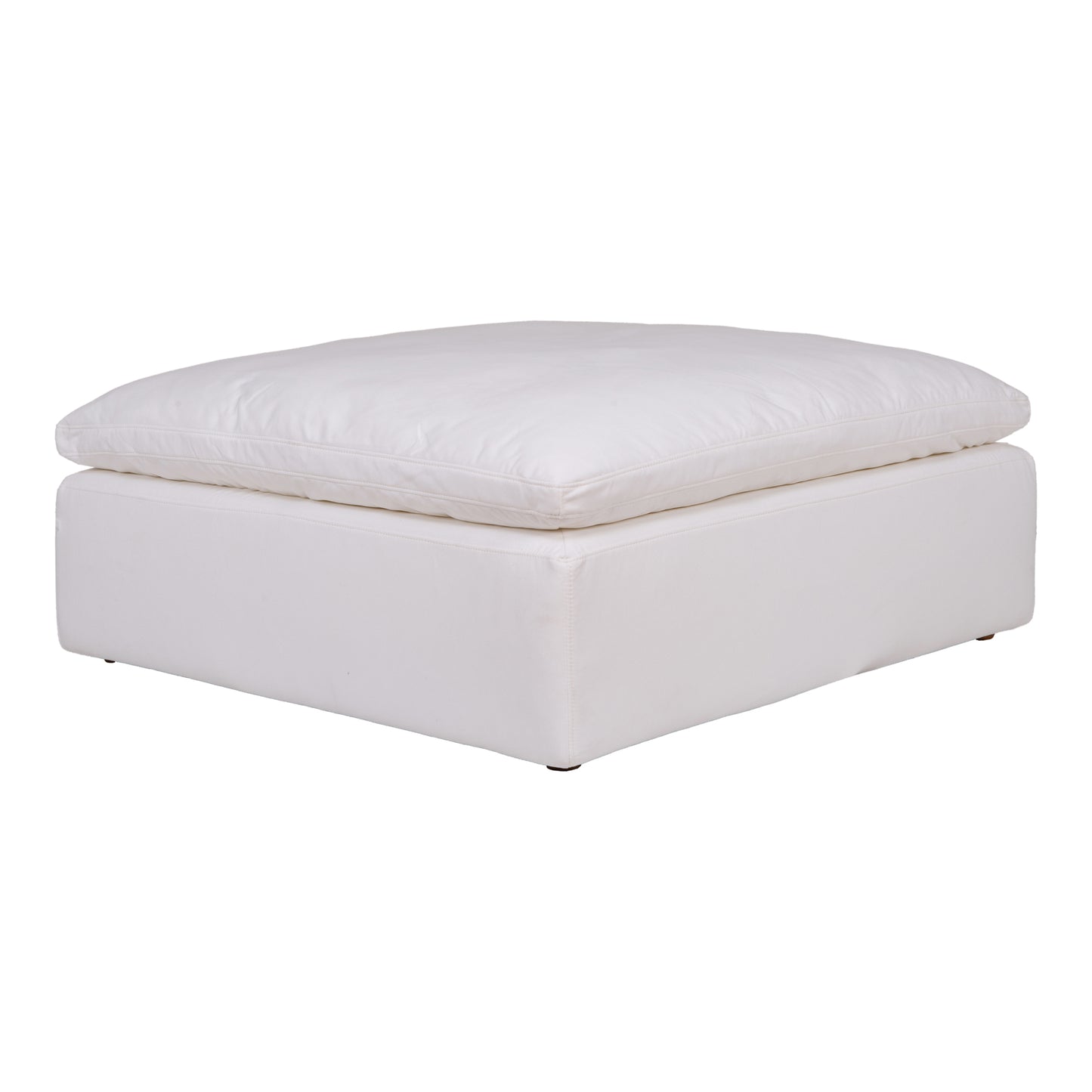 Clay Ottoman Cream White by Moe's Home