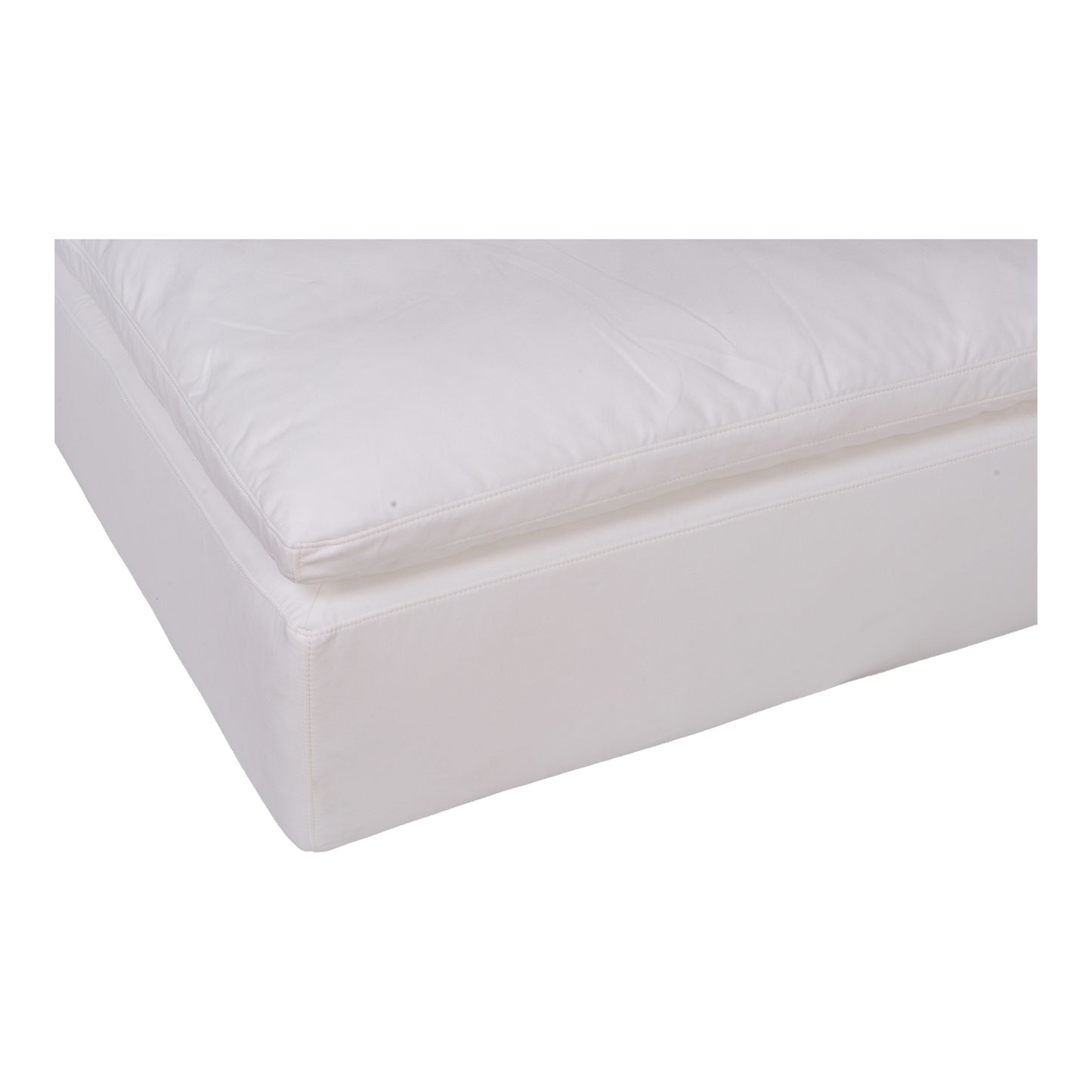 Clay Ottoman Cream White by Moe's Home