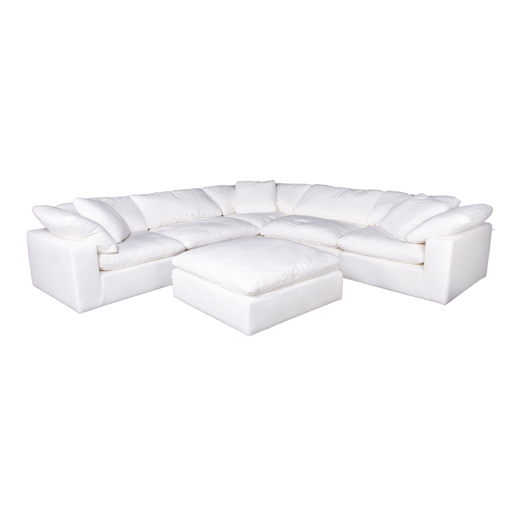 Clay Ottoman Cream White