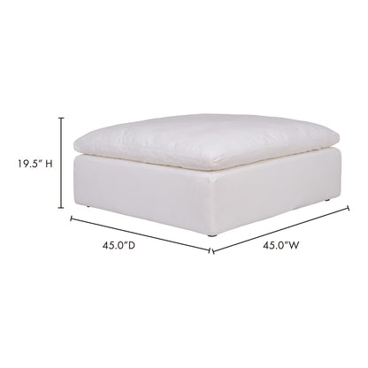 Clay Ottoman Cream White