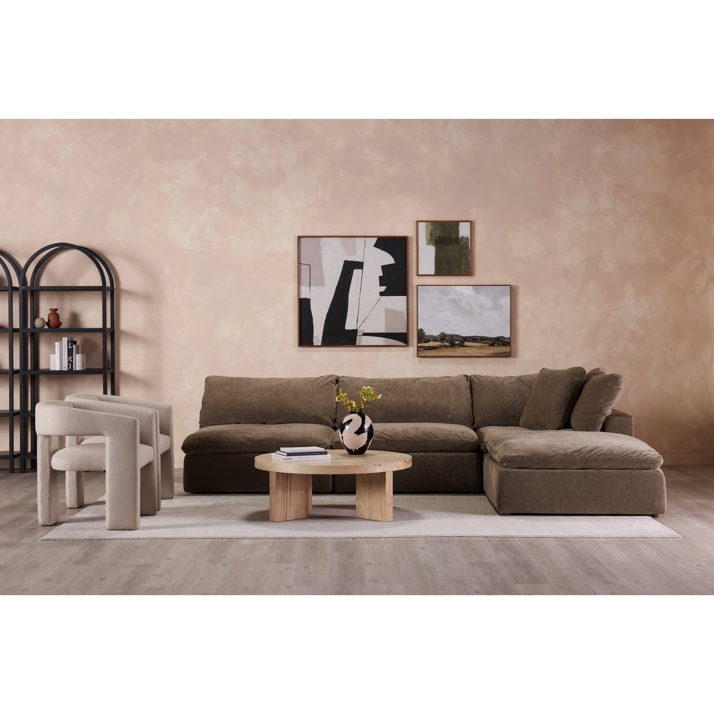 Clay Ottoman Desert Sage by Moe's Home