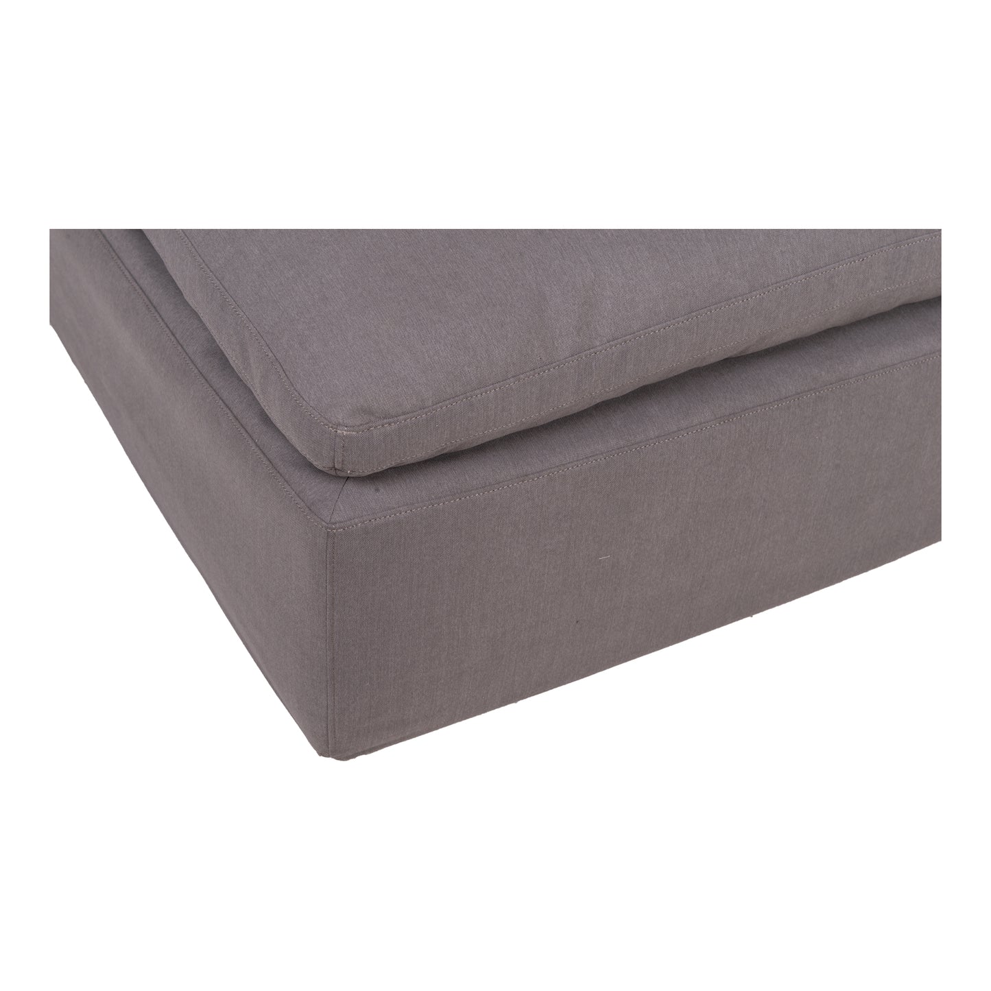 Clay Ottoman Light Grey by Moe's Home