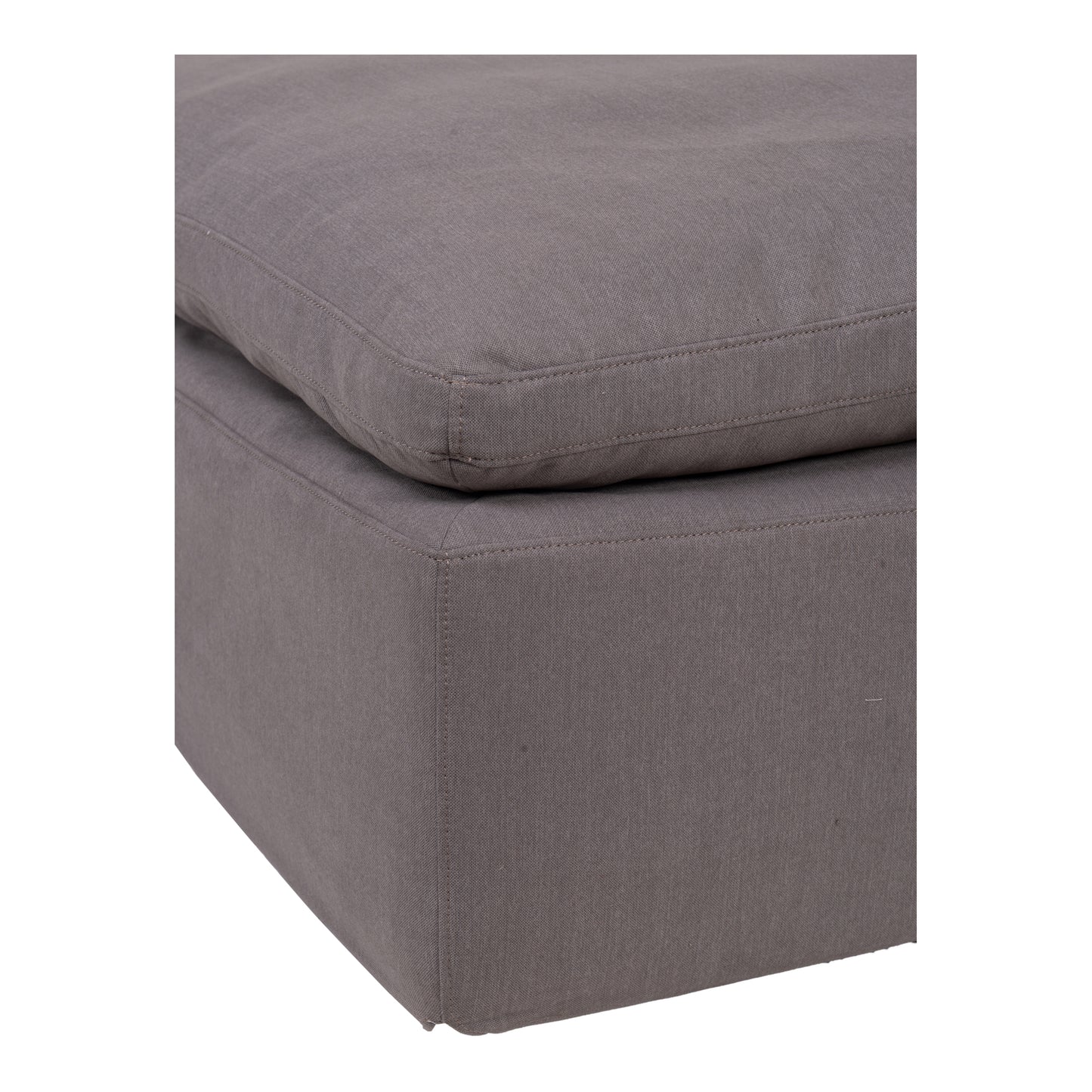 Clay Ottoman Light Grey by Moe's Home