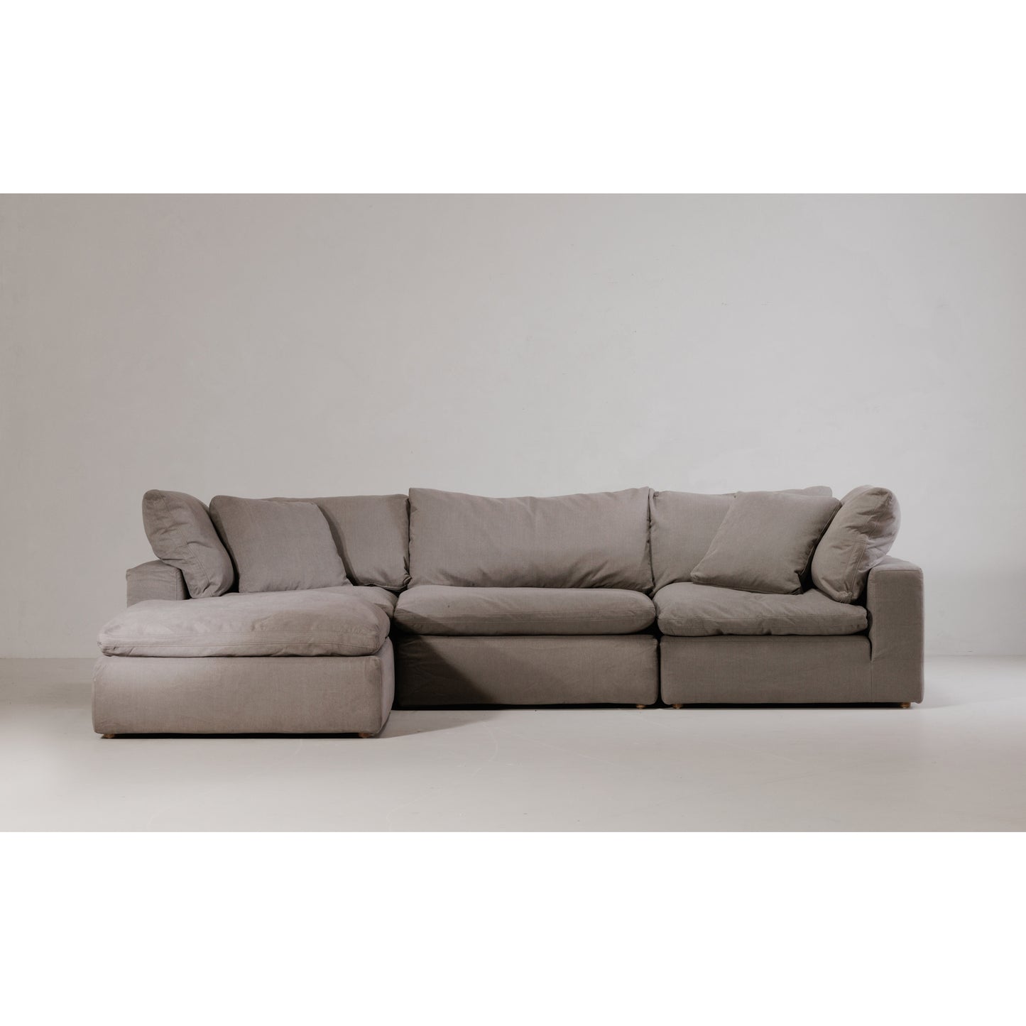 Clay Ottoman Light Grey by Moe's Home