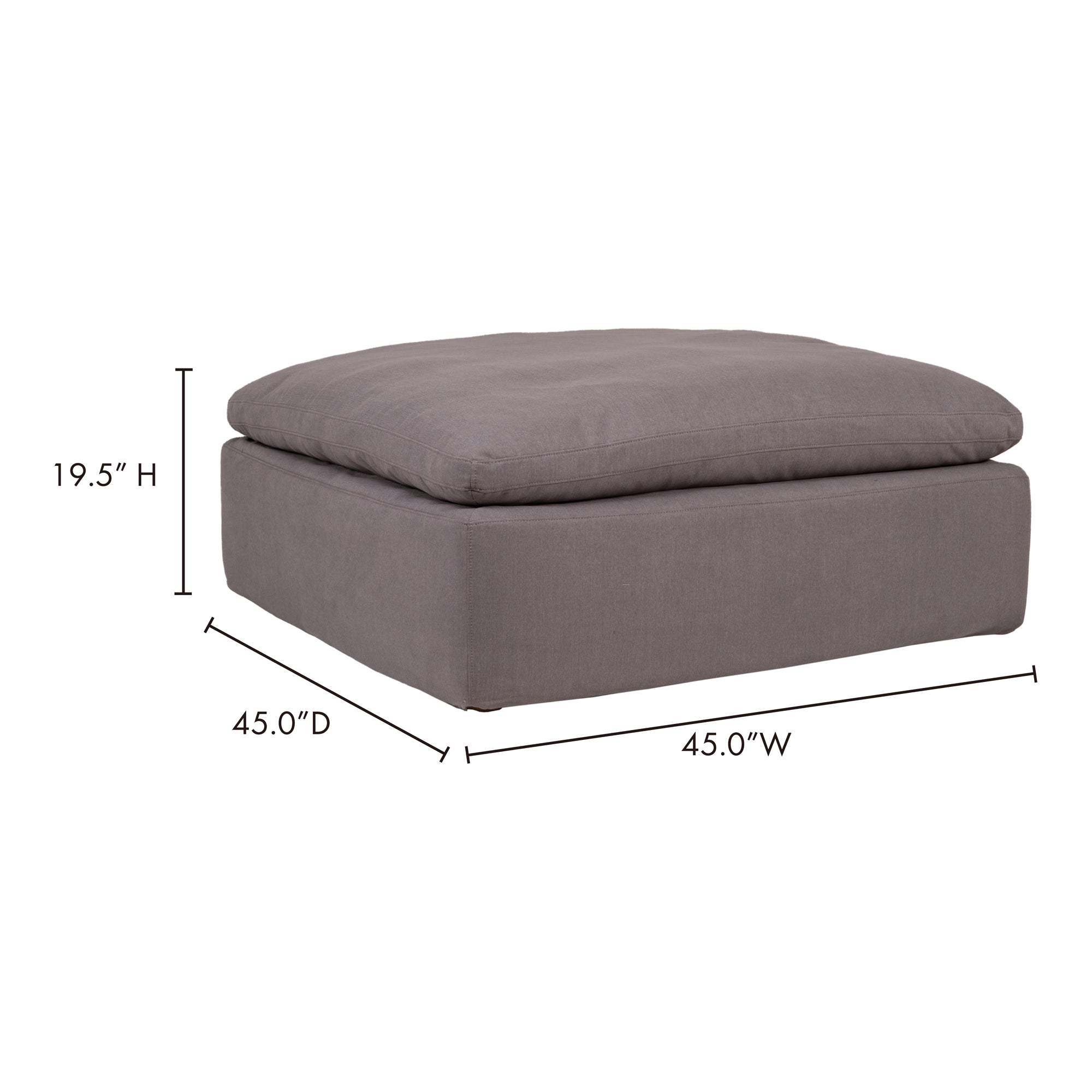 Clay Ottoman Light Grey