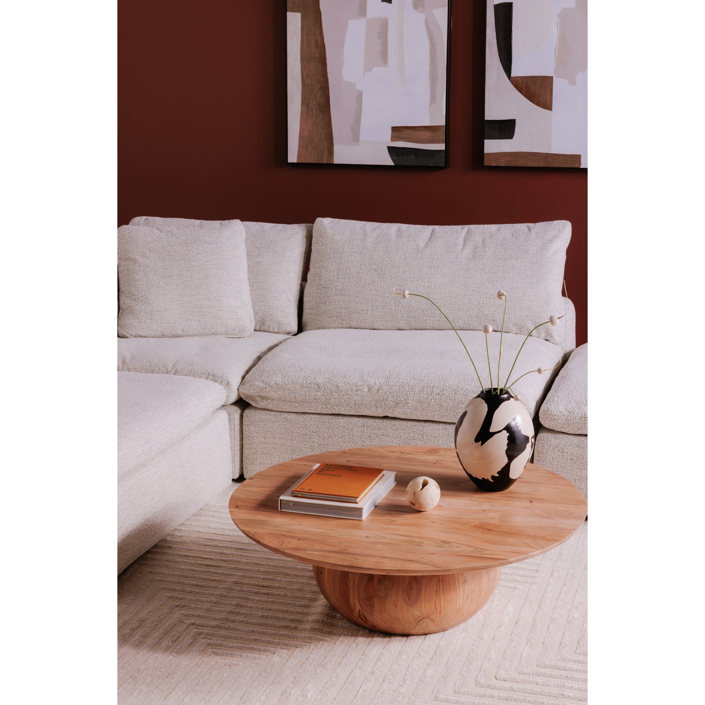 Clay Ottoman Coastside Sand by Moe's Home