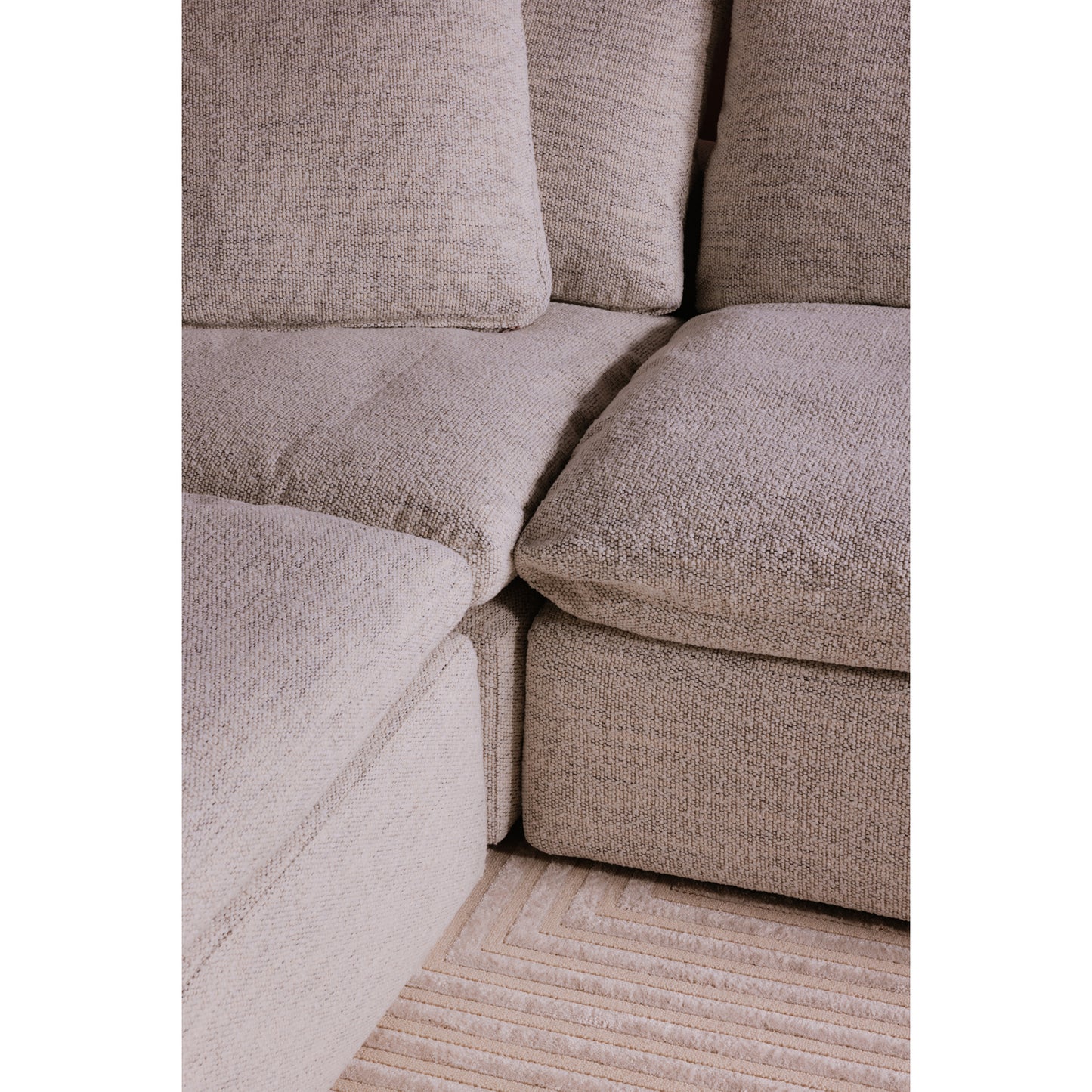 Clay Ottoman Coastside Sand by Moe's Home