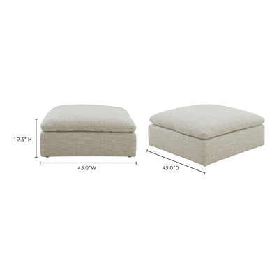 Clay Ottoman Coastside Sand by Moe's Home