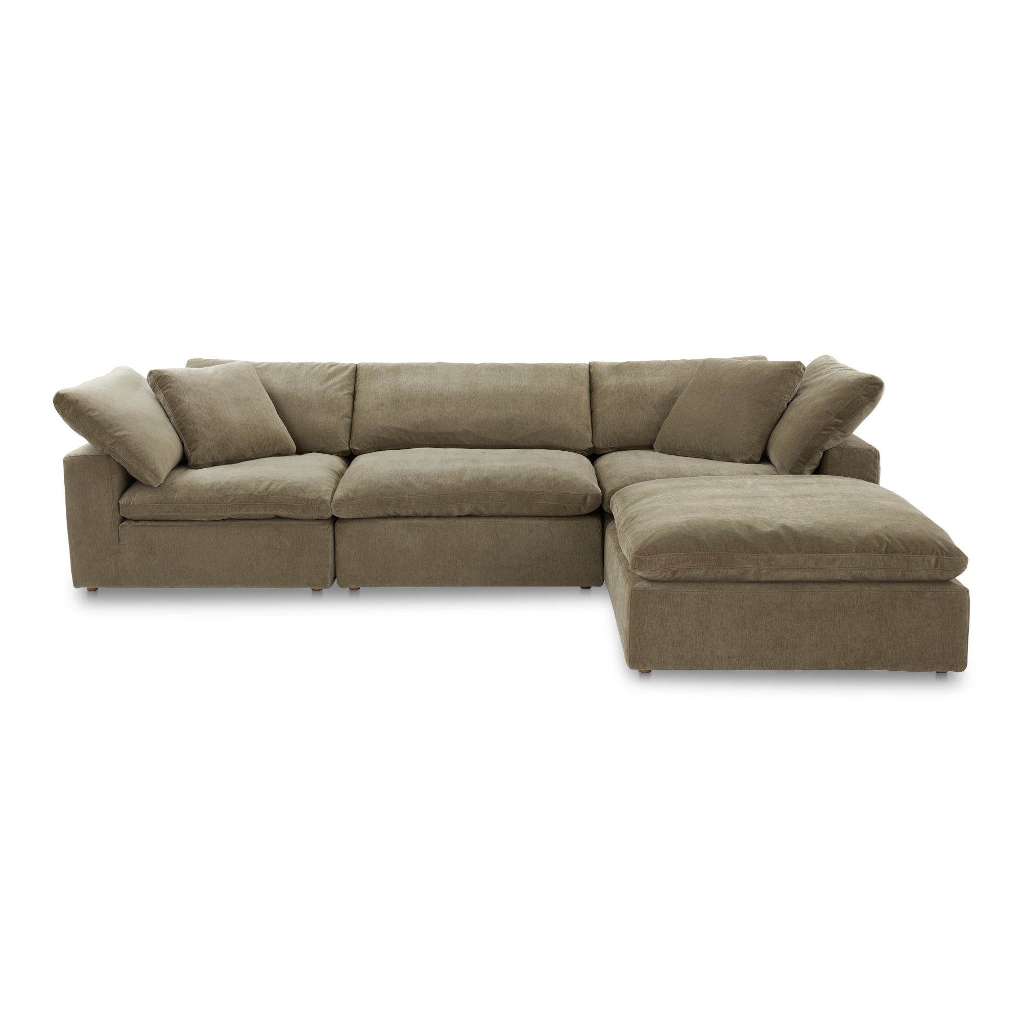 Clay Lounge Modular Sectional Desert Sage | Green