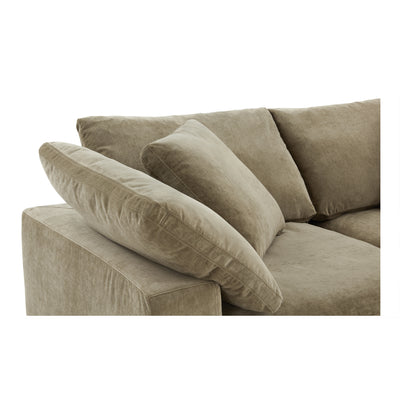 Clay Classic L-Shaped Modular Sectional Desert Sage by Moe's Home