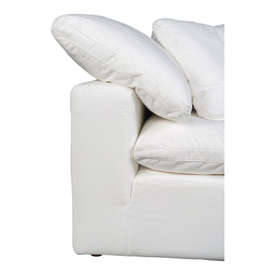 Terra Condo Corner Chair Cream White by Moe's Home