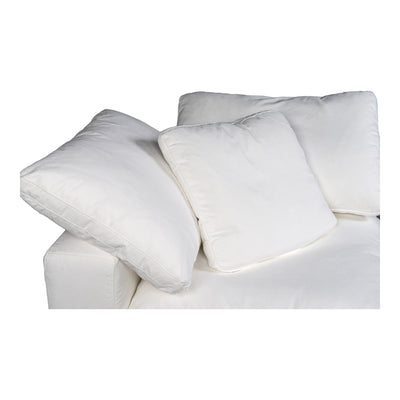 Terra Condo Corner Chair Cream White by Moe's Home