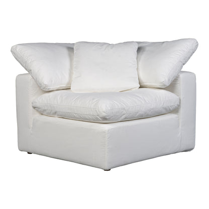 Terra Condo Corner Chair Cream White | White