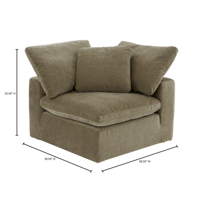 Terra Corner Chair Desert Sage by Moe's Home