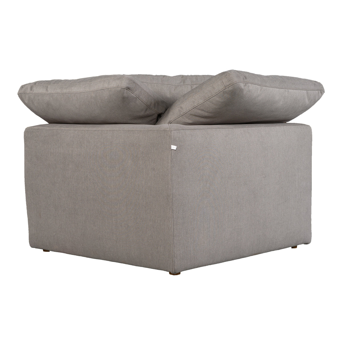 Terra Condo Corner Chair Light Grey by Moe's Home
