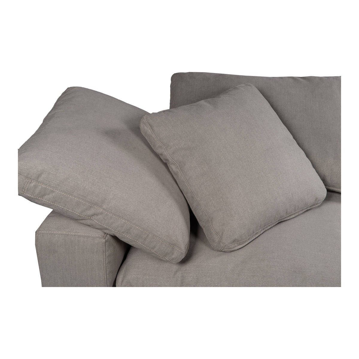 Terra Condo Corner Chair Light Grey by Moe's Home