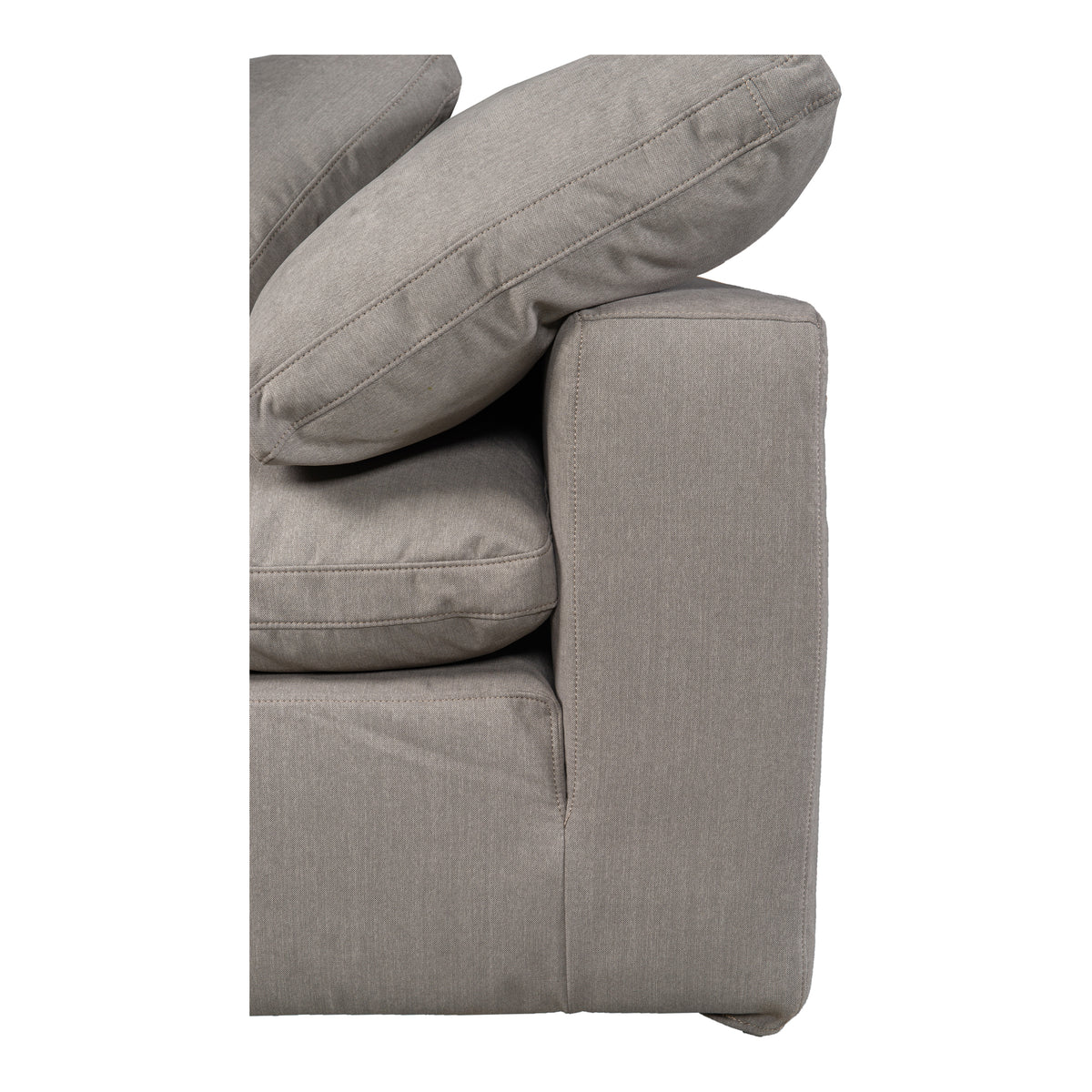 Terra Condo Corner Chair Light Grey by Moe's Home