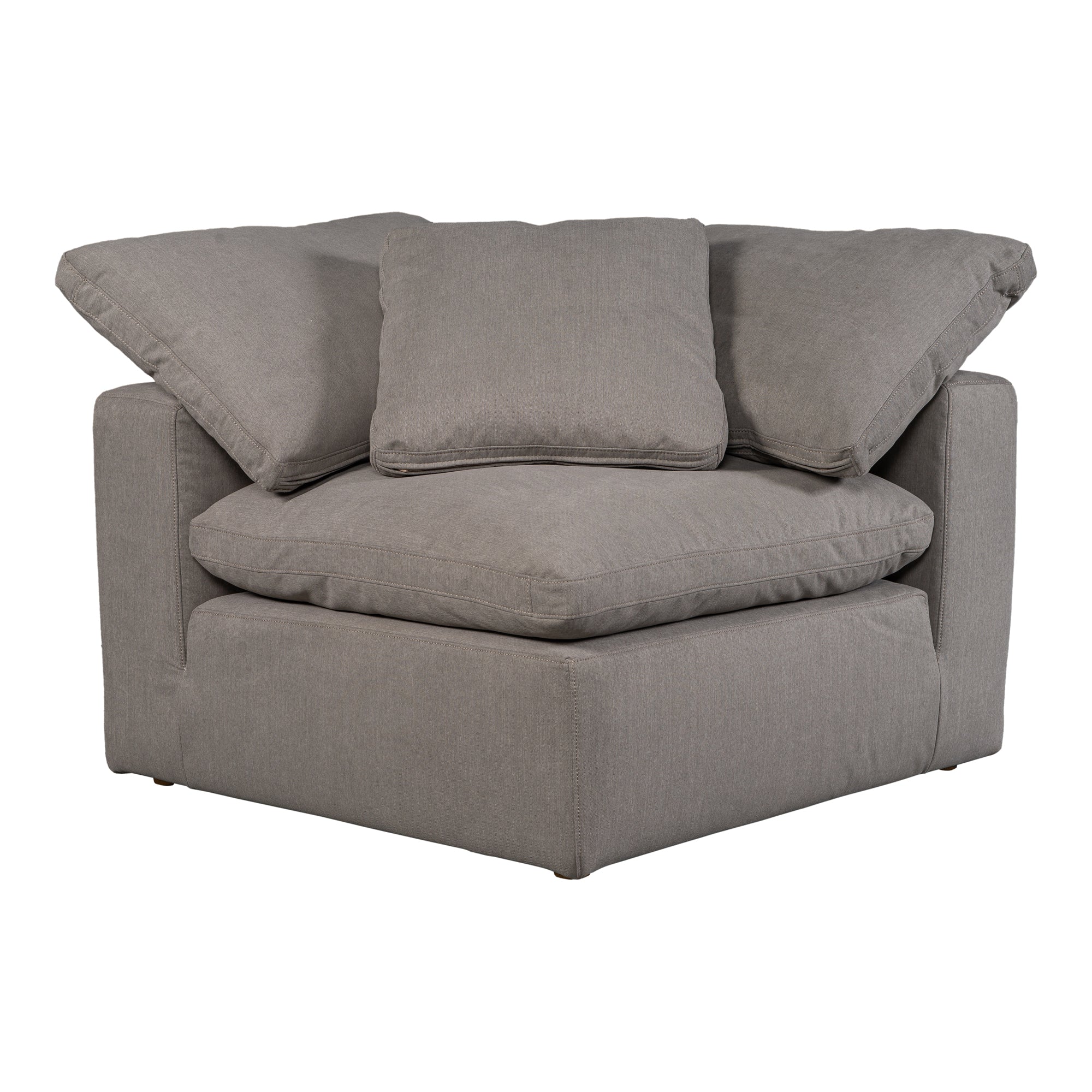 Terra Condo Corner Chair Light Grey | Grey
