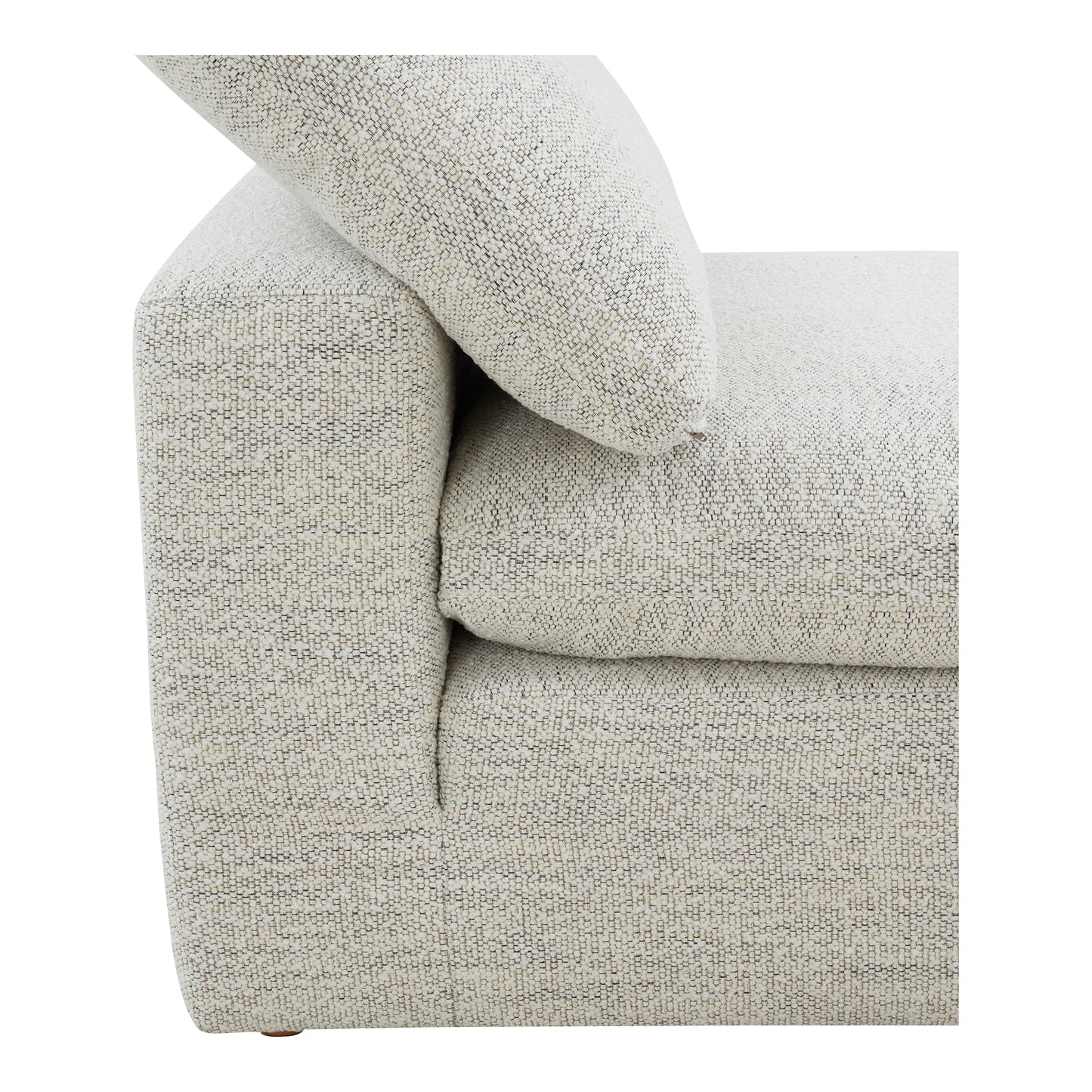 Terra Condo Slipper Chair Coastside Sand by Moe's Home