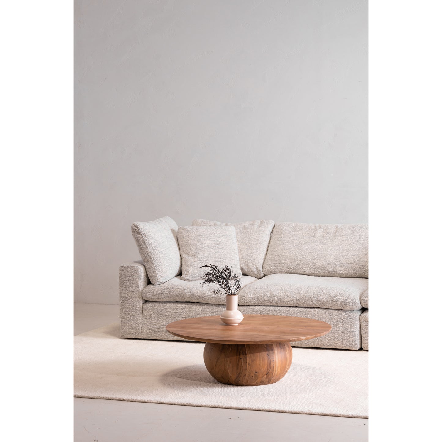 Terra Condo Slipper Chair Coastside Sand by Moe's Home