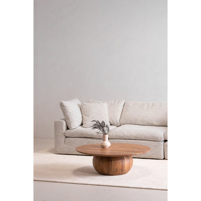 Terra Condo Slipper Chair Coastside Sand by Moe's Home