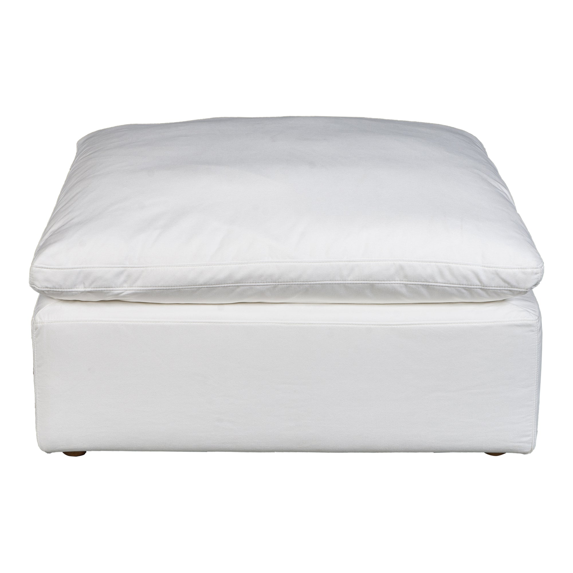 Terra Condo Ottoman Cream White | White