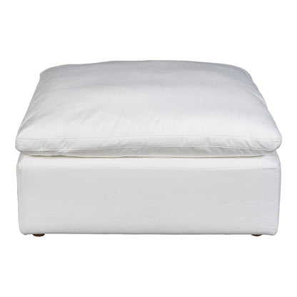 Terra Condo Ottoman Cream White | White