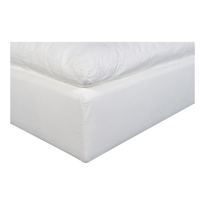 Terra Condo Ottoman Cream White by Moe's Home