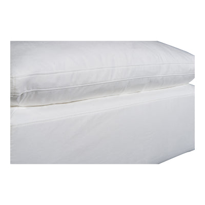 Terra Condo Ottoman Cream White by Moe's Home
