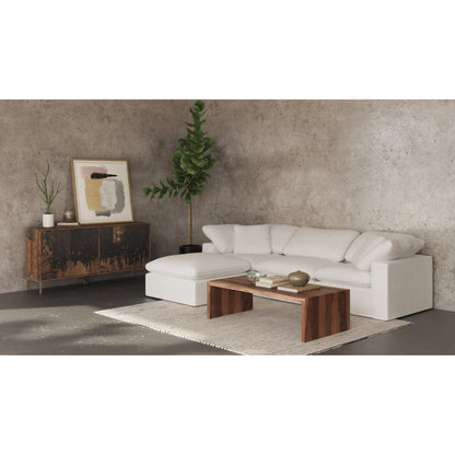 Terra Condo Ottoman Cream White