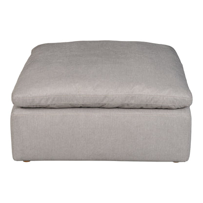 Terra Condo Ottoman Light Grey | Grey