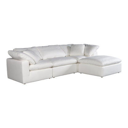 Terra Condo Lounge Modular Sectional Cream White