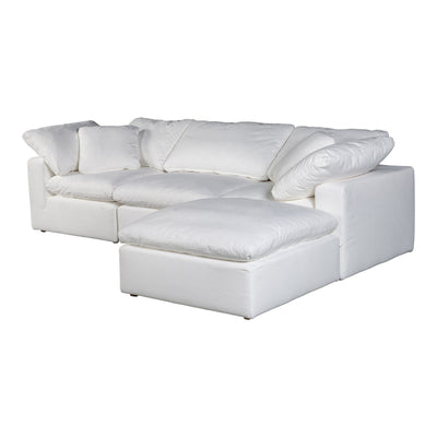 Terra Condo Lounge Modular Sectional Cream White by Moe's Home