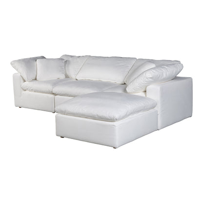 Terra Condo Lounge Modular Sectional Cream White