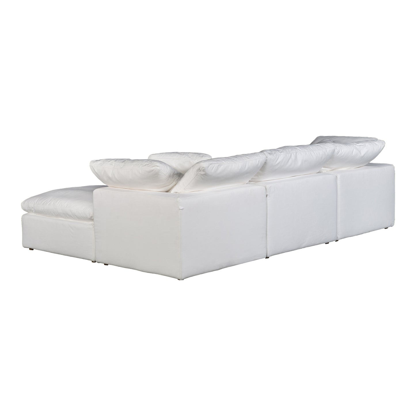 Terra Condo Lounge Modular Sectional Cream White by Moe's Home