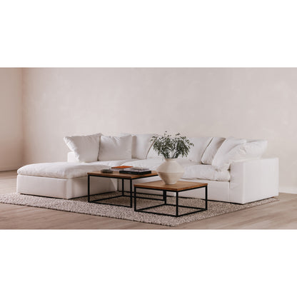 Terra Condo Lounge Modular Sectional Cream White