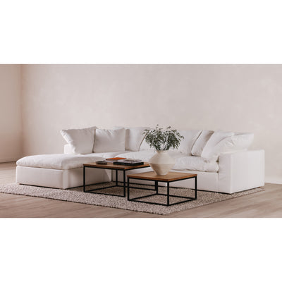 Terra Condo Lounge Modular Sectional Cream White by Moe's Home