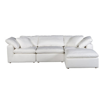 Terra Condo Lounge Modular Sectional Cream White | White
