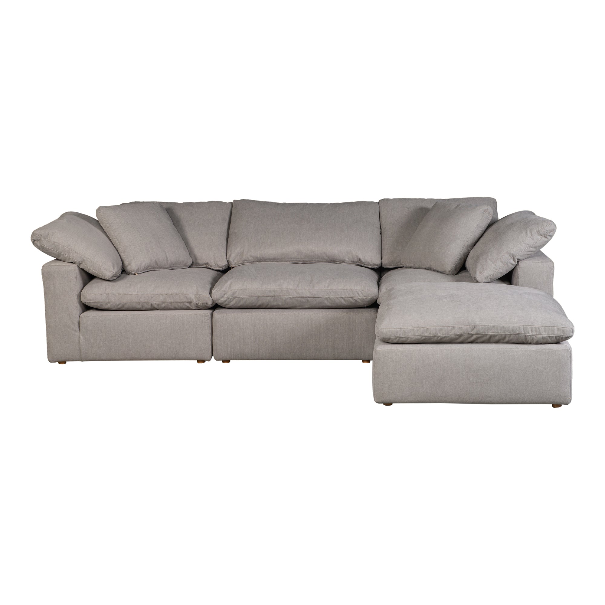 Terra Condo Lounge Modular Sectional Light Grey | Grey