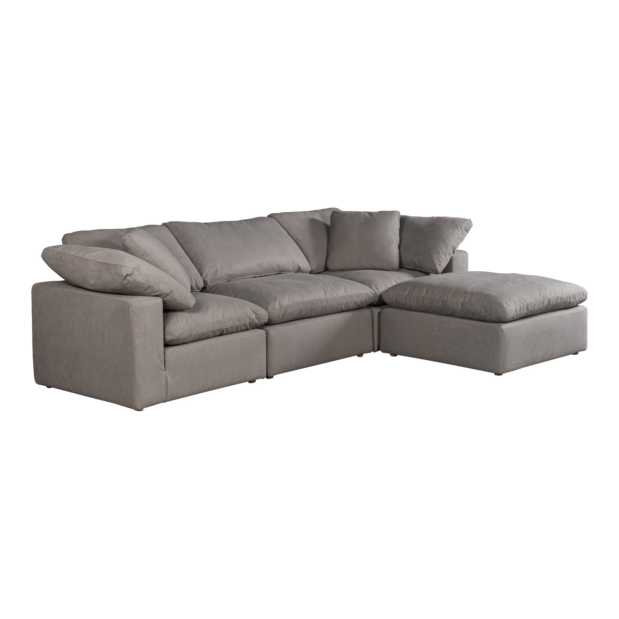 Terra Condo Lounge Modular Sectional Light Grey