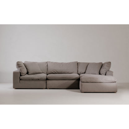 Terra Condo Lounge Modular Sectional Light Grey