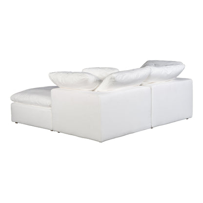 Terra Condo Nook Modular Sectional Cream White