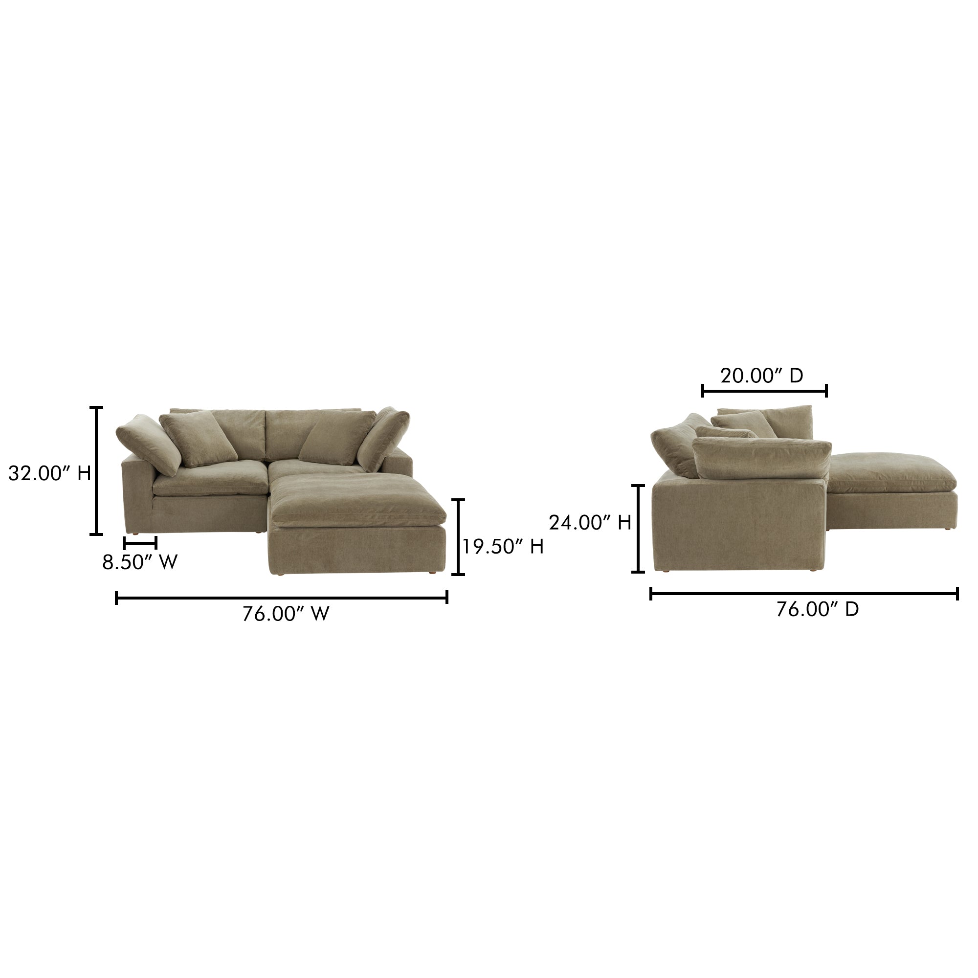 Terra Nook Modular Sectional Desert Sage