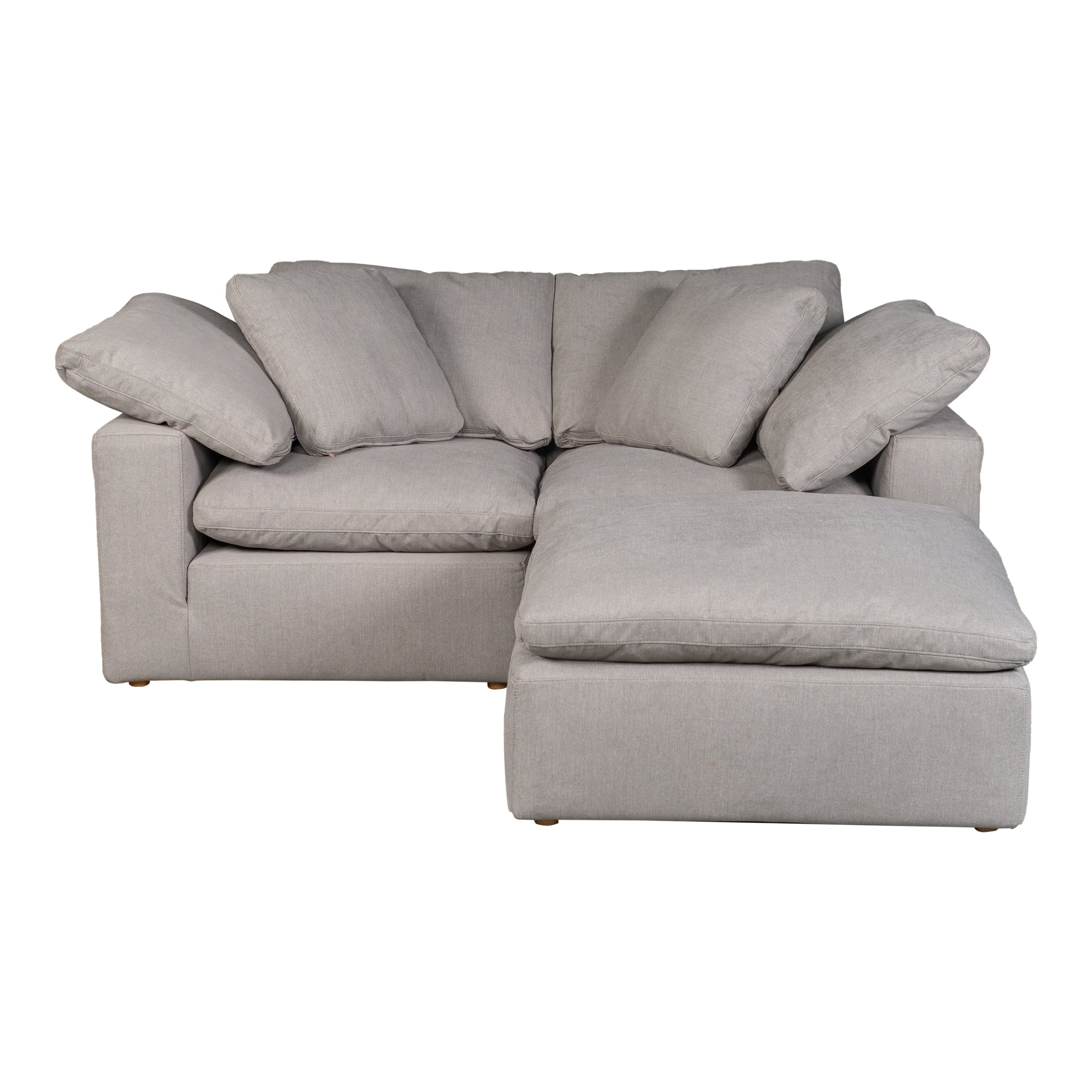 Terra Condo Nook Modular Sectional Light Grey | Grey